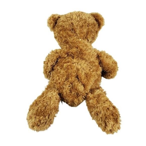 Animal Adventure Bear Brown Floppy Furry White Bow Soft Huggable Shaggy Long 19" - Picture 3 of 8